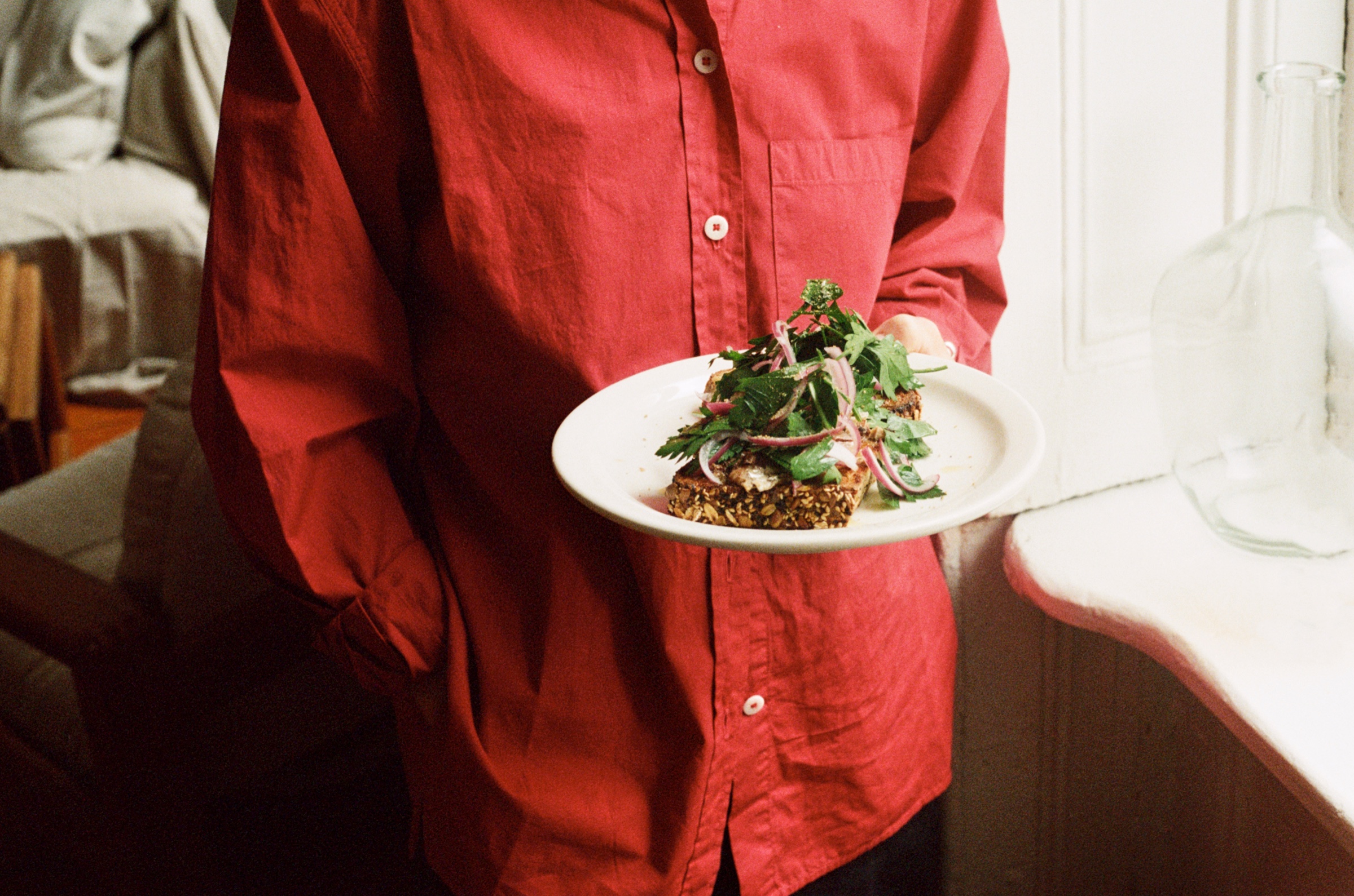 Food and table detail from Chloe's work